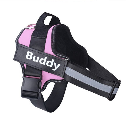 No-Pull Personalized Reflective Harness - The Royal Pet
