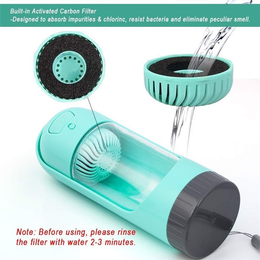 Travel pet water bottle with filter - The Royal Pet