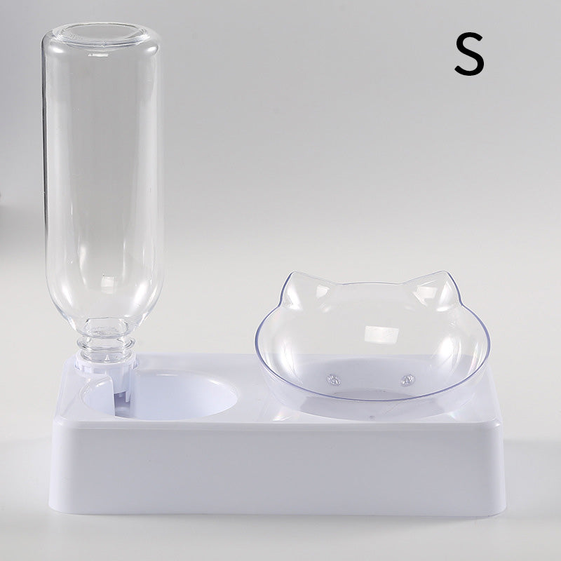 Dual Feed Pet Bowl with an Adjustable Tilt - The Royal Pet